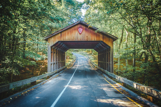Pierce Stocking Covered Bridge - Sleeping Bear Dunes Scenic Drive, MI