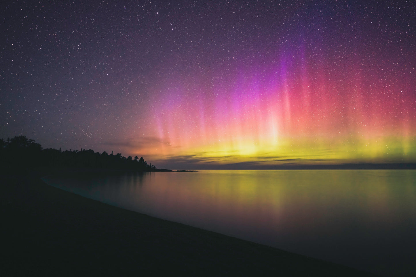 Aurora Over Lake Superior