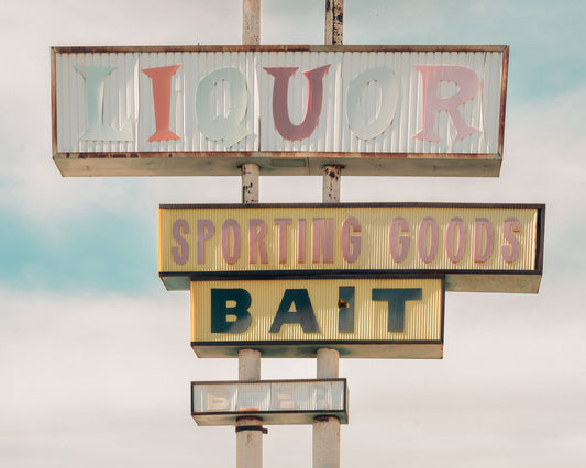 Salton Sea Liquor Sign
